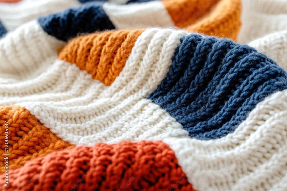 Textured Knitted Sweater in Vibrant Colors Textured Knitted Sweater in Vibrant Colors