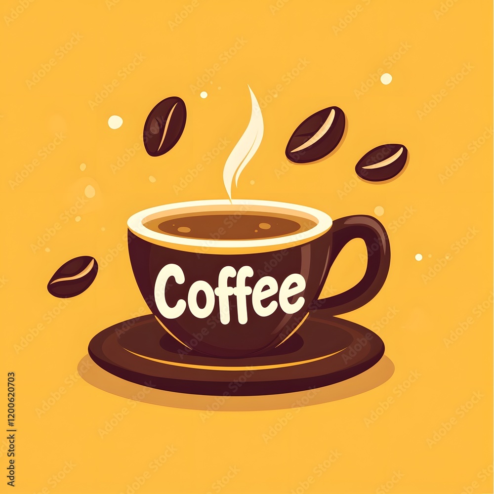 Obraz premium Coffee Icon illustration.