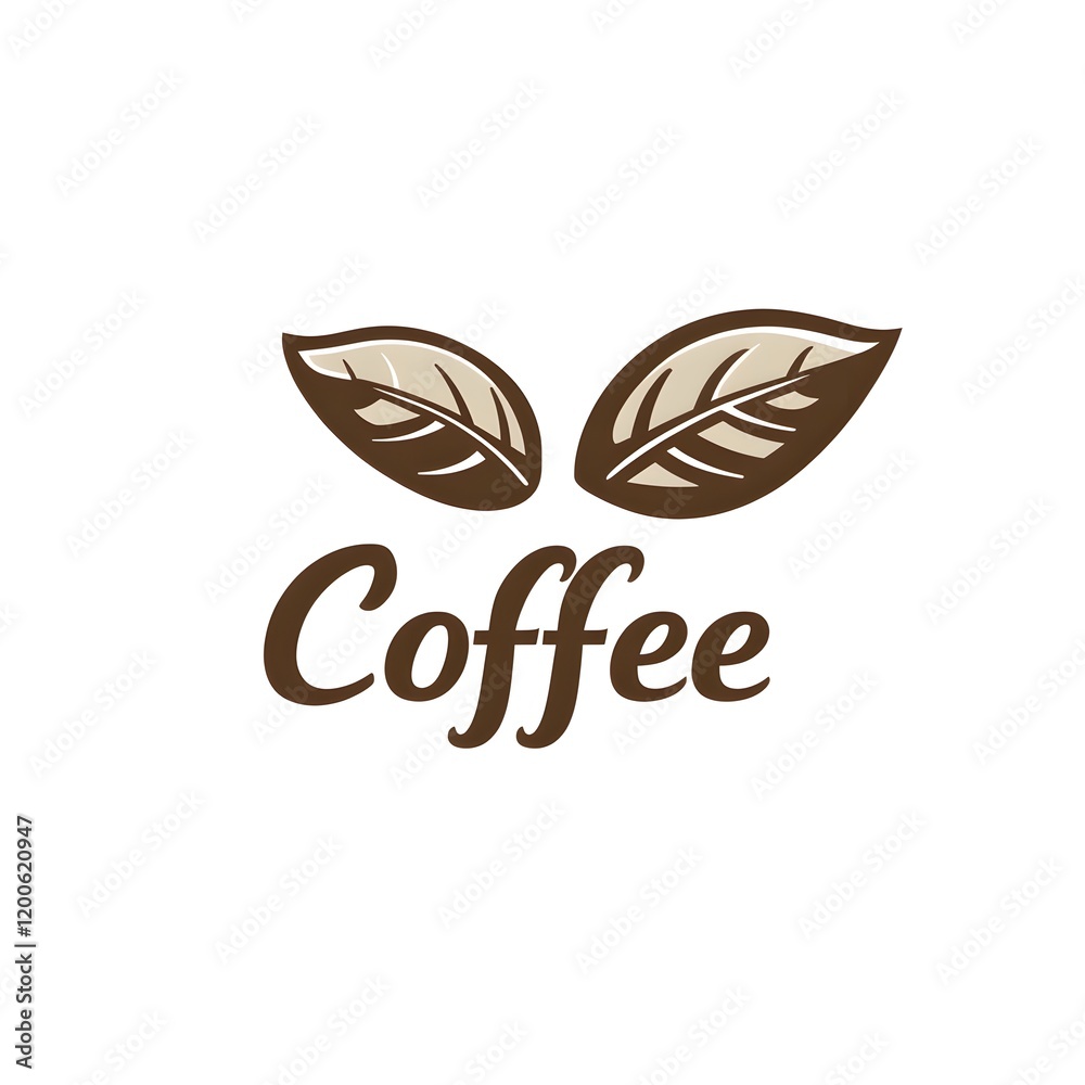 Obraz premium the logo of a coffee shop