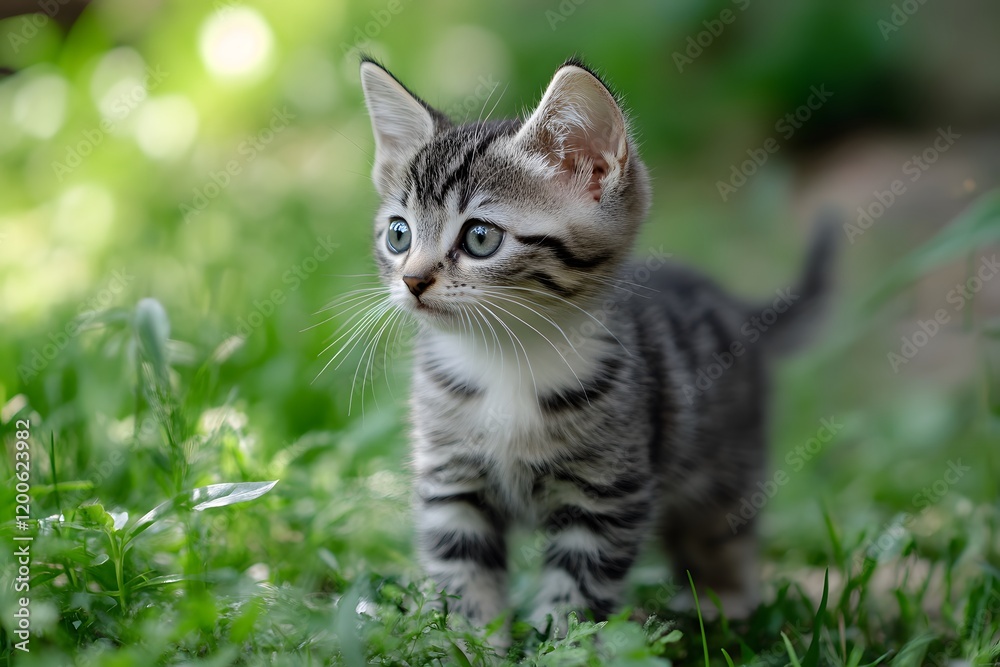 Obraz premium a cute cat.