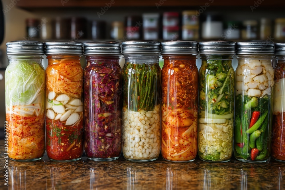Kimchi is fermented vegetables Kimchi is fermented vegetables
