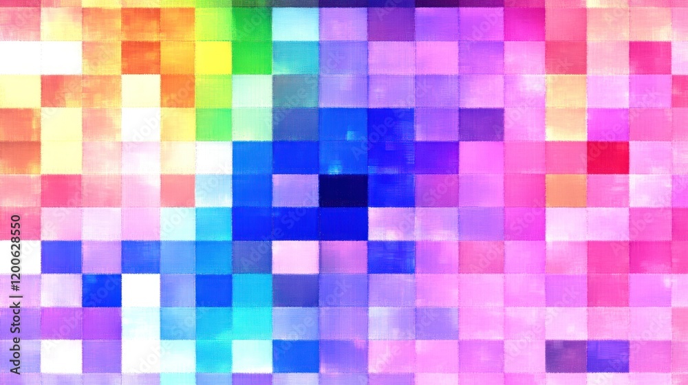 Pixelated Glitch: Retro Game Background with Cyberpunk Twist Pixelated Glitch: Retro Game Background with Cyberpunk Twist