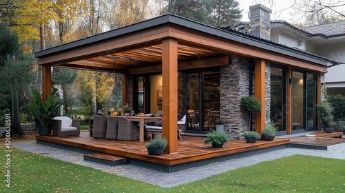 Project for the Construction of a Bioclimatic Veranda