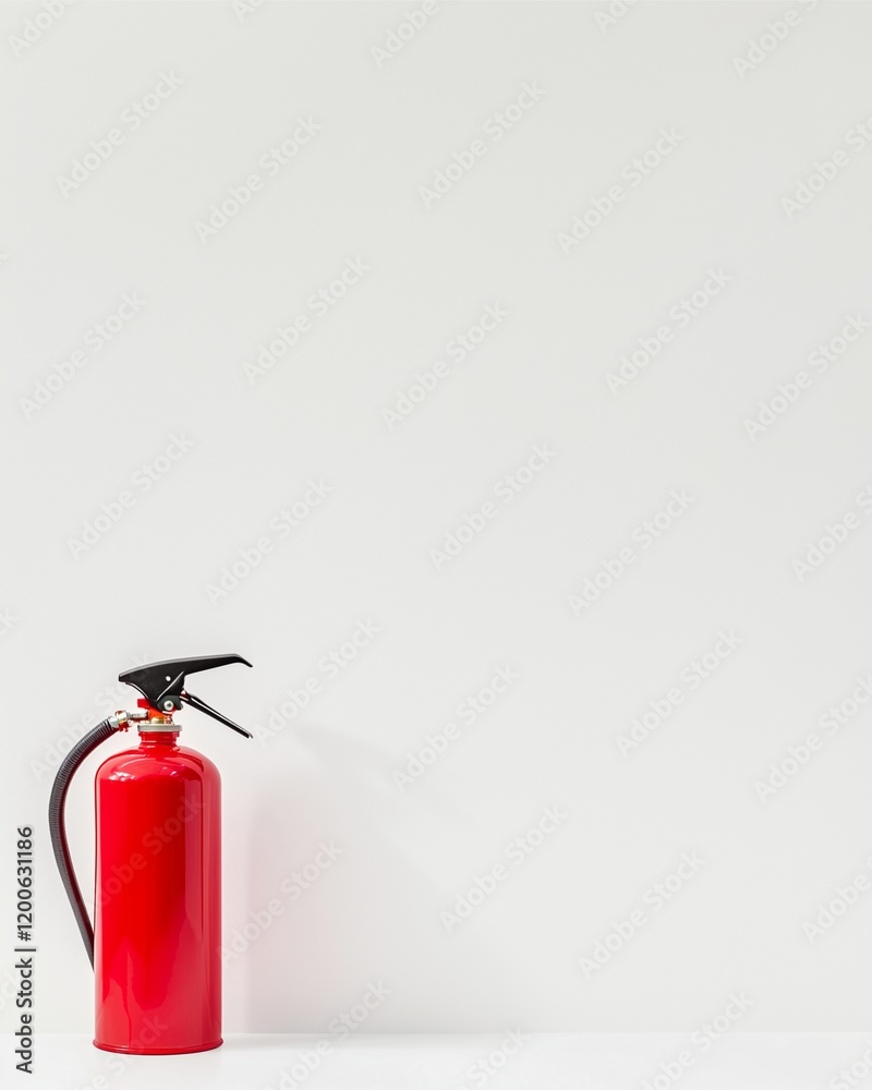 Obraz premium Fire extinguisher on fire 