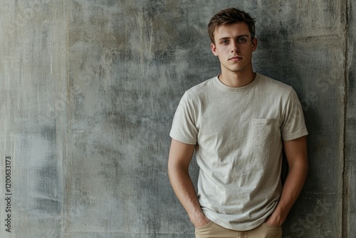 Sharp Picture of Portrait of a Young Man with His Hands in Pocket