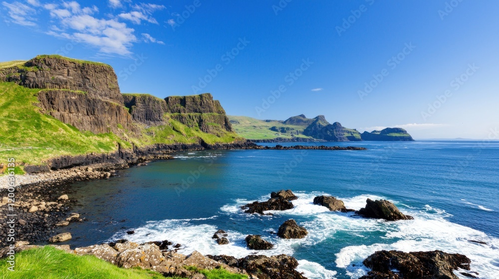 Coastal Cliffs and Ocean Waves Coastal Cliffs and Ocean Waves
