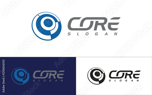C Letter Core icon vector illustration