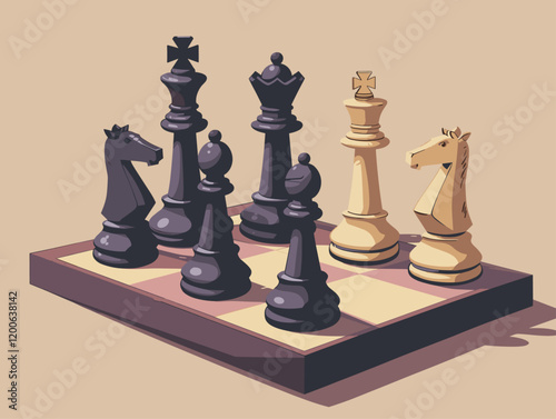 Enthralling Animated Chessboard: Strategy and Time Entwined
