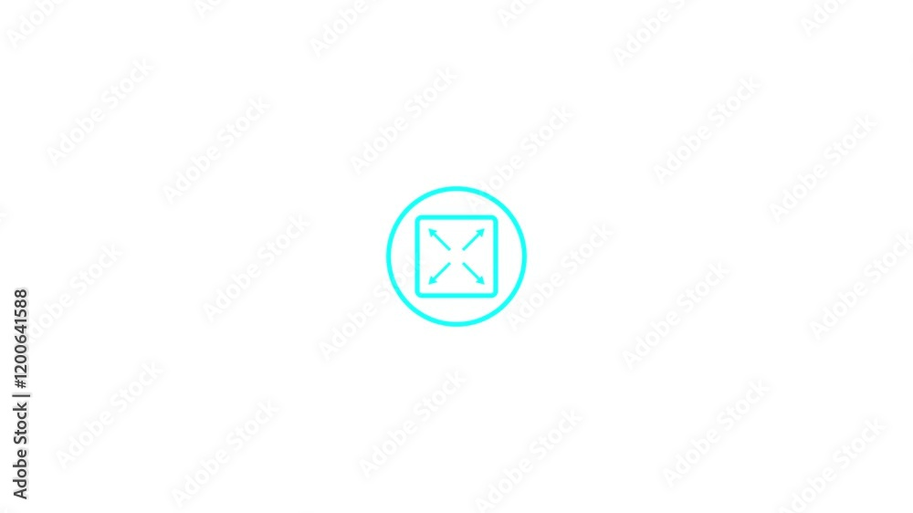 animated reload, auto focus, capture icon on background animated reload, auto focus, capture icon on background