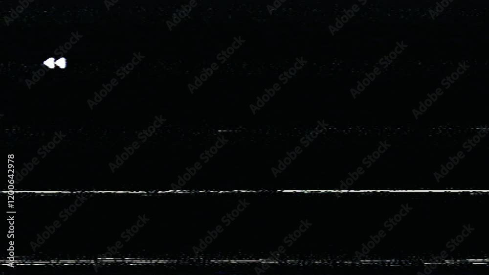 Analog VHS Retro Rewind Static Seamless 4K Video Background Overlay Loop