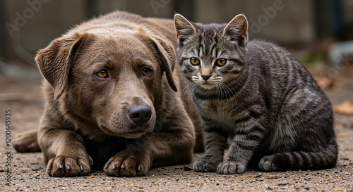 Loyal Friends Dog and Cat Companionship Pets Animals