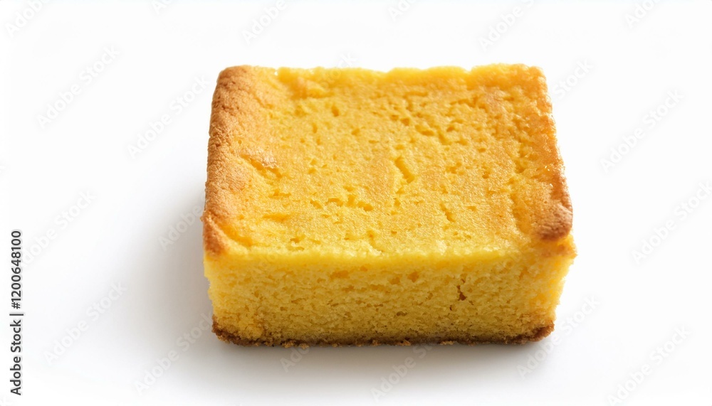 Golden-brown cornbread, baked to perfection. Golden-brown cornbread, baked to perfection.