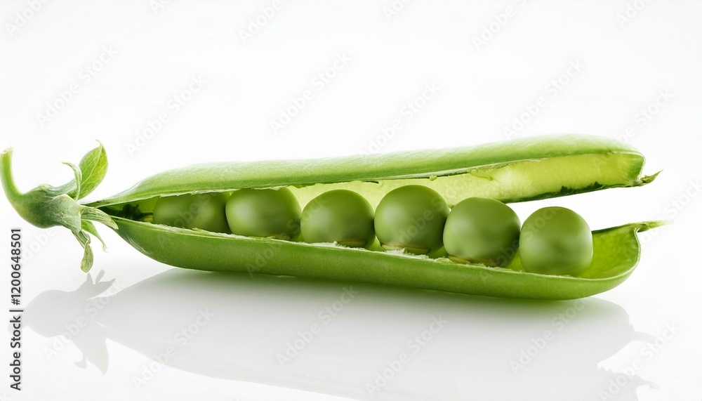 Fresh green peas in their pod, vibrant and healthy. Fresh green peas in their pod, vibrant and healthy.
