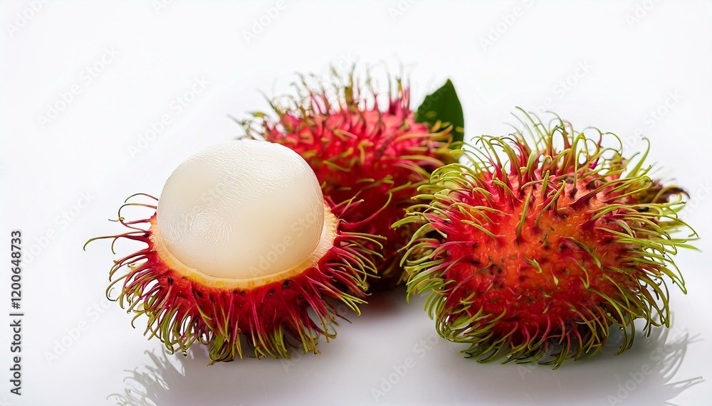 Sweet Rambutan Fruit Ready to Eat Sweet Rambutan Fruit Ready to Eat