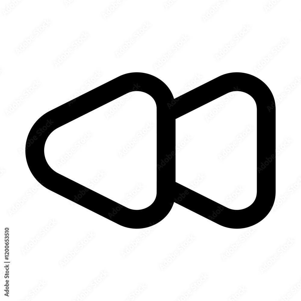 backward forward icon vector illustration style