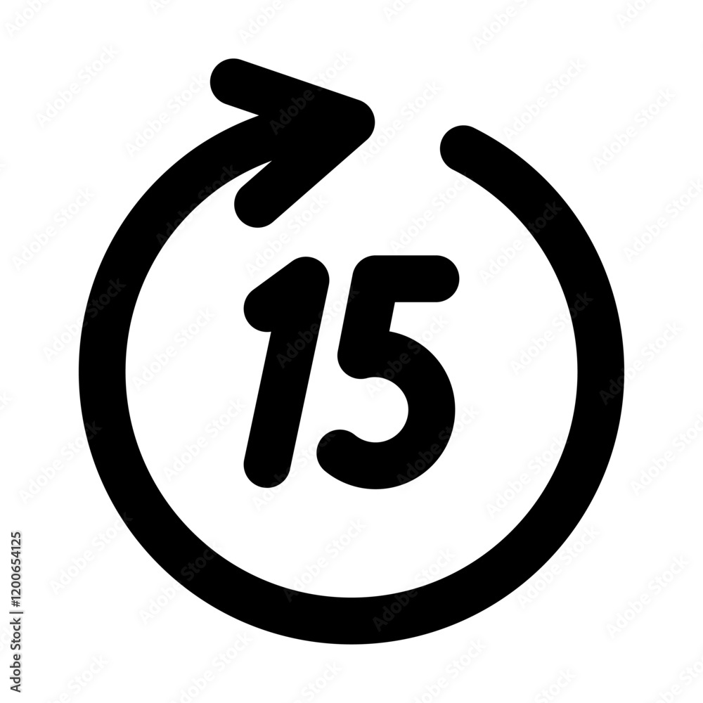 5 10 15 second forward backward vector illustration style 5 10 15 second forward backward vector illustration style