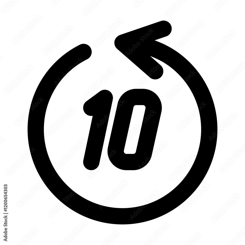 5 10 15 second forward backward vector illustration style 5 10 15 second forward backward vector illustration style