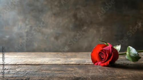 A romantic Valentine’s background with heart symbols, love, and a gift card, creating empty space for personalization, perfect for cards or festive decorations.