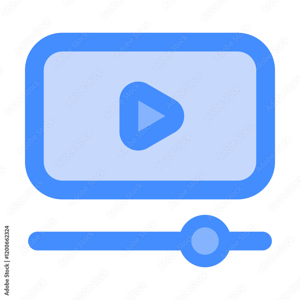 Play icon vector illustration style Play icon vector illustration style