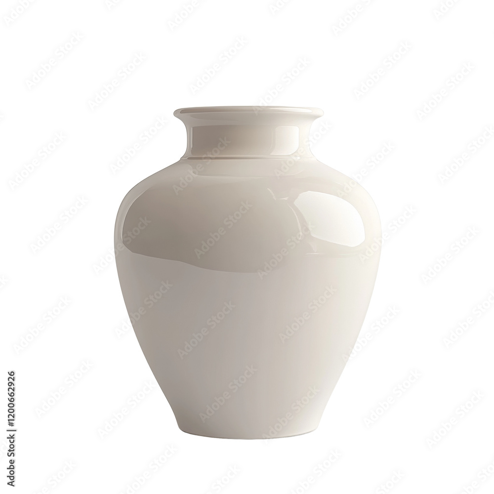 A single, sleek white ceramic vase is shown against a plain white background. The image is simple and minimalist. A single, sleek white ceramic vase is shown against a plain white background. The image is simple and minimalist.