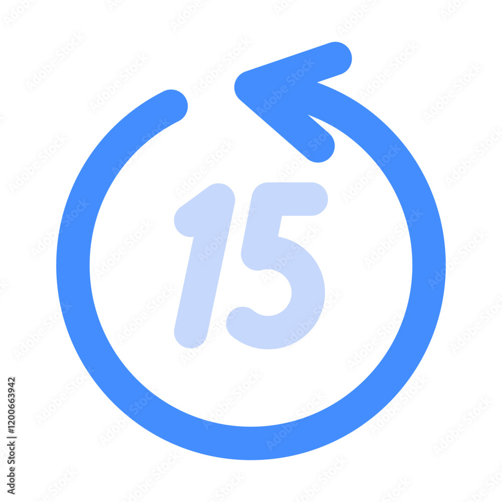 5 10 15 second forward backward vector illustration style 5 10 15 second forward backward vector illustration style