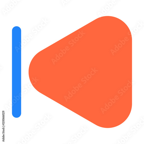 backward forward icon vector illustration style