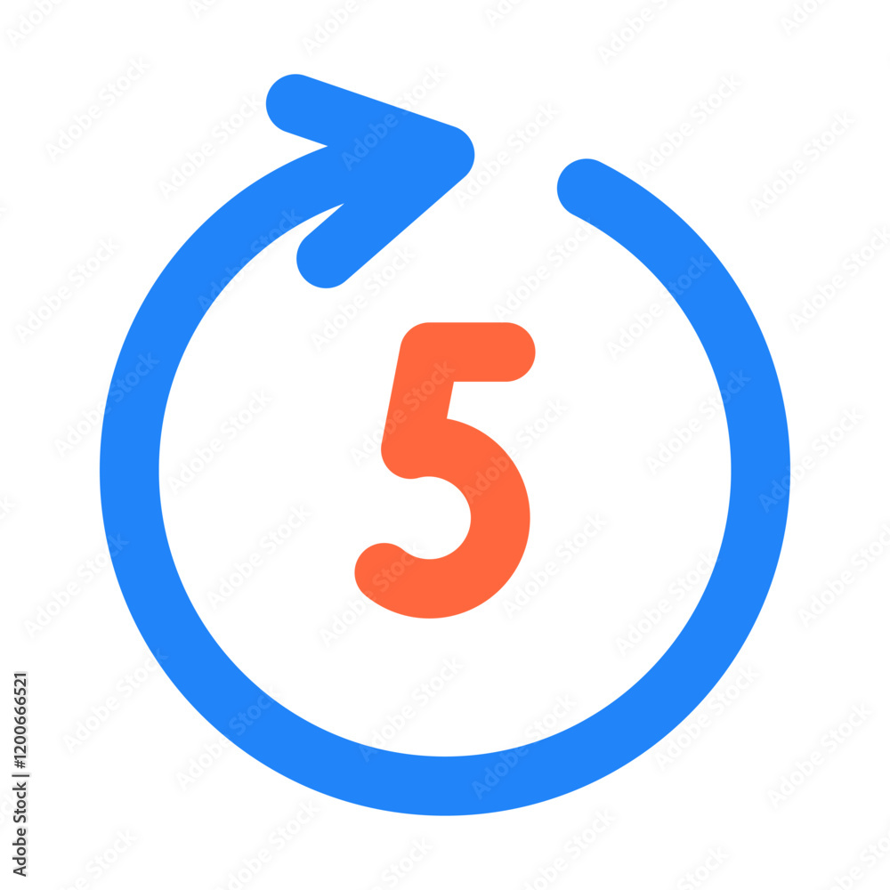 5 10 15 second forward backward vector illustration style 5 10 15 second forward backward vector illustration style