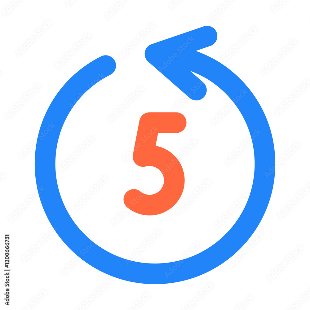 5 10 15 second forward backward vector illustration style 5 10 15 second forward backward vector illustration style