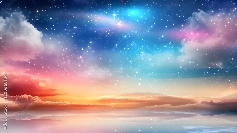 Fototapeta premium Enchanting harp performance dreamlike landscape fantasy scene ethereal environment girl in harmony sakareeya concept