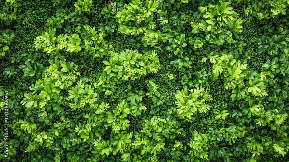 Detailed Closeup of Lush Green Moss in Natural Forest Environment