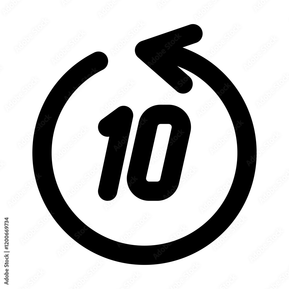 5 10 15 second forward backward vector illustration style 5 10 15 second forward backward vector illustration style