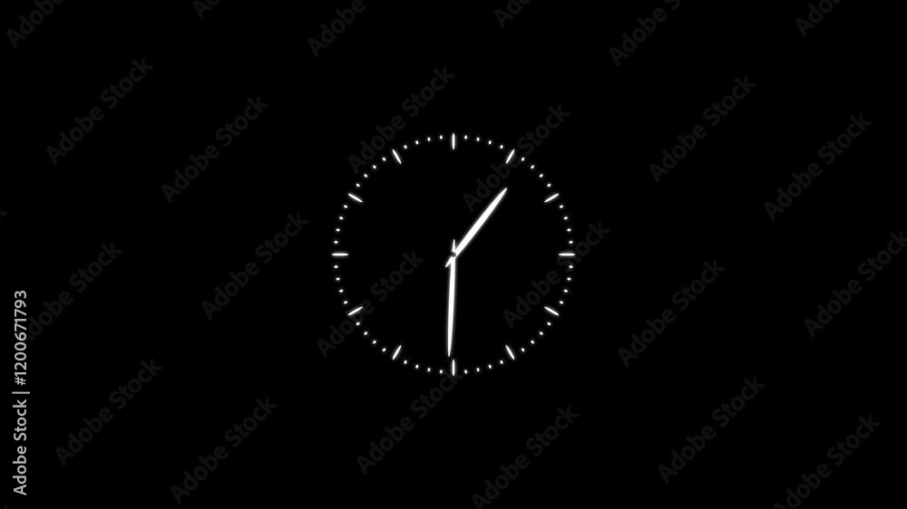 clock animation, time lapse clock video concept clock animation, time lapse clock video concept