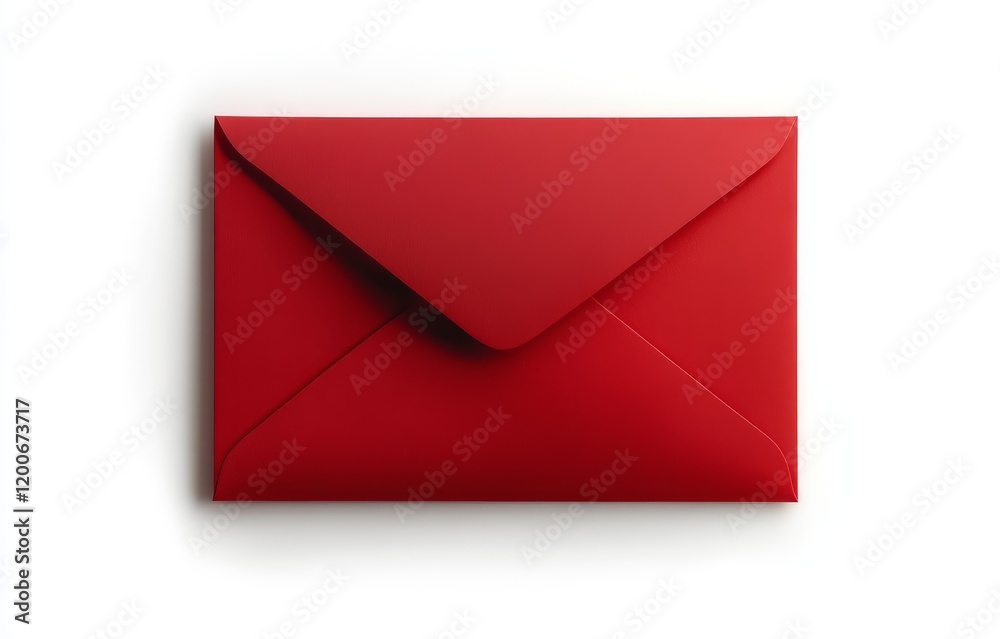 Red envelope isolated on white background. (4) Red envelope isolated on white background. (4)
