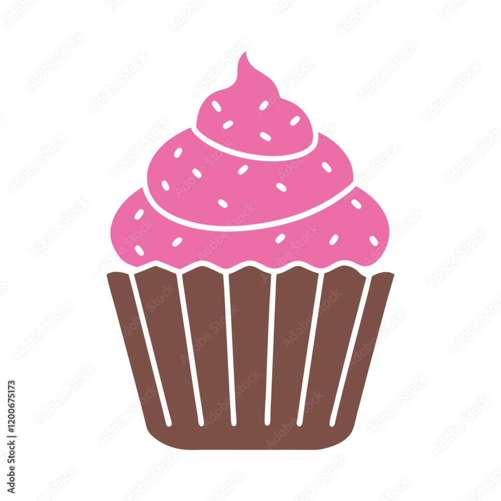 Happy birthday Cake isolated, Birthday Cake vector illustration, Cake clipart Design
