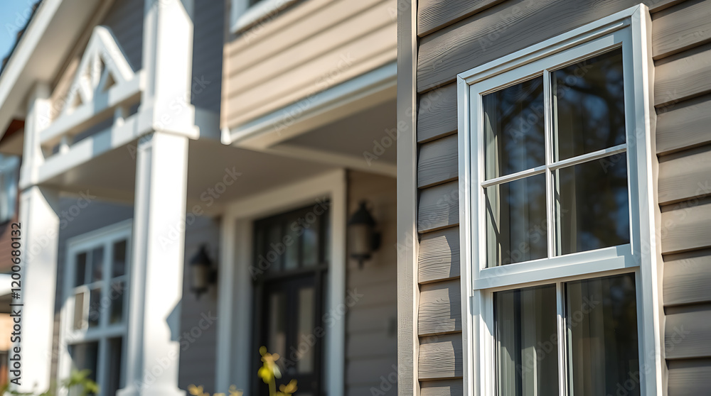 Close-up of a charming house window, showcasing the architectural details and exterior design. The image highlights the beauty of residential architecture and the inviting atmosphere of a home. Close-up of a charming house window, showcasing the architectural details and exterior design. The image highlights the beauty of residential architecture and the inviting atmosphere of a home.