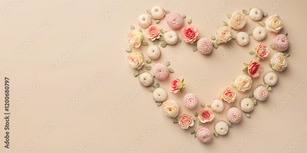 Valentine's day heart-shaped photo frame on copy space Valentine's day heart-shaped photo frame on copy space