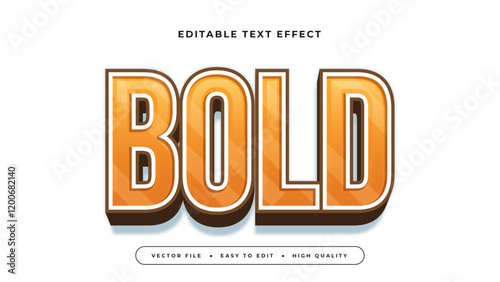 bold editable text effect 3d gradient typography design