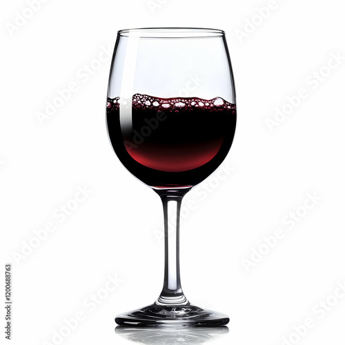 A Glass of Red Wine Holds t...