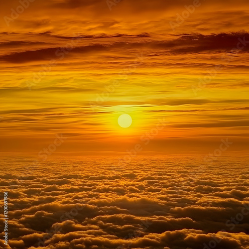 Golden Sunrise Illuminates ...