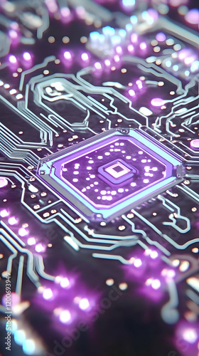 Close-up of Circuit Board S...