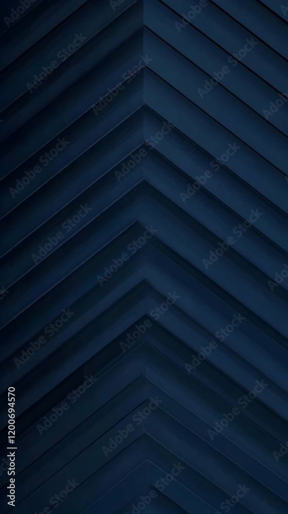 Obraz premium Dark Blue Chevron Pattern Forms a Stylish and Modern Background Design