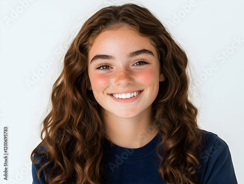 Portrait of a happy young w...