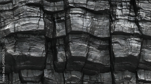 Dark Rock Face Texture Disp...