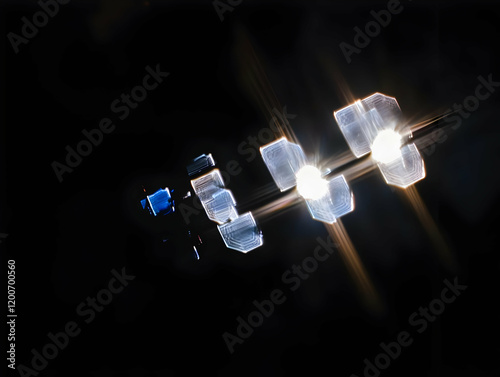 Bright Light Streaks Across...
