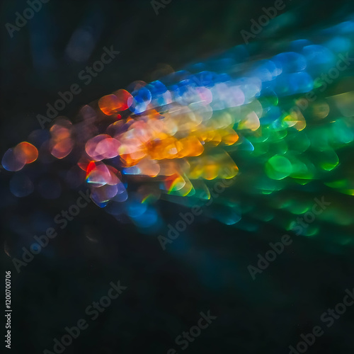 Abstract Blurred Bokeh Ligh...