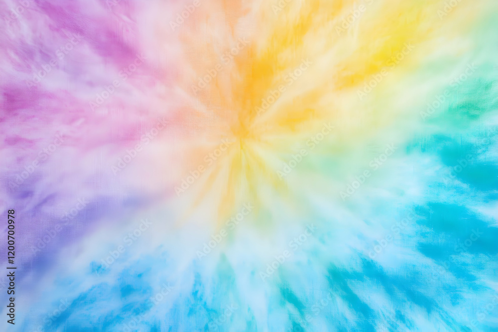 Abstract Tie-Dye Background Creates a Vibrant and Colorful Swirl Effect Seamlessly. Abstract Tie-Dye Background Creates a Vibrant and Colorful Swirl Effect Seamlessly.