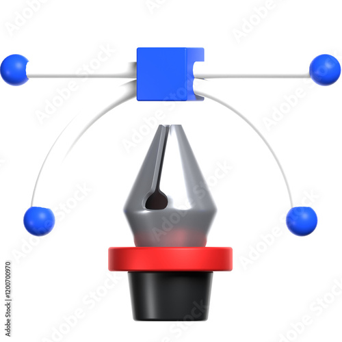 Pentool 3D Icon