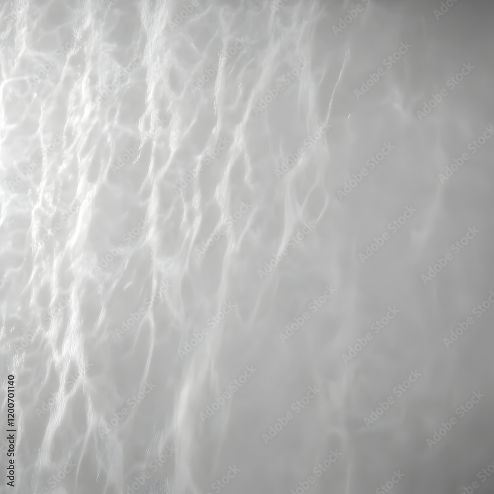 Obraz premium Abstract White Background with Smooth Wavy Texture Creates a Soft and Elegant Backdrop