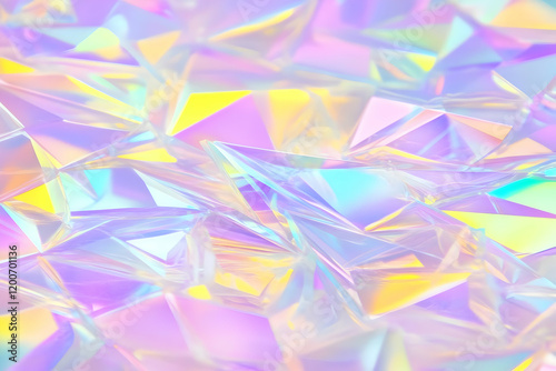 Iridescent Crystal Backgrou...