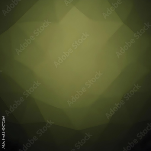 Abstract Green Polygonal Ba...